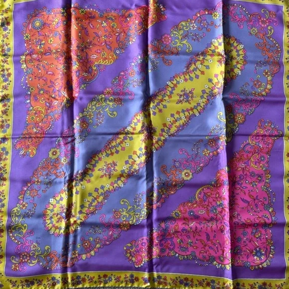 Vintage Emilio Pucci Silk Print Scarf - Picture 2 of 8